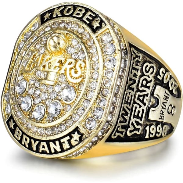 2016 Kobe Replica Championship Ring Version Avtagbar ring