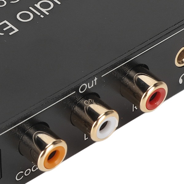 HD Output ARC Lyduttrekker 192KHz Optisk SPDIF 3,5 mm Hodetelefonport Digital Analog Lydkonverter for Hjemmekino TV