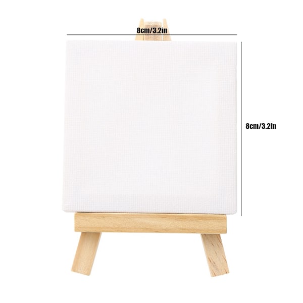 Mini lerret tre staffeli sett for kunstmaling tegning håndverk bryllup hjem dekorasjon