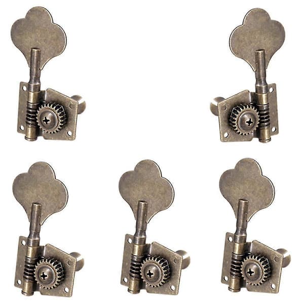 5 stk. Gitar Vinta Åpne Stemmeskruer Stemmere 1l4r For 5 Strenger