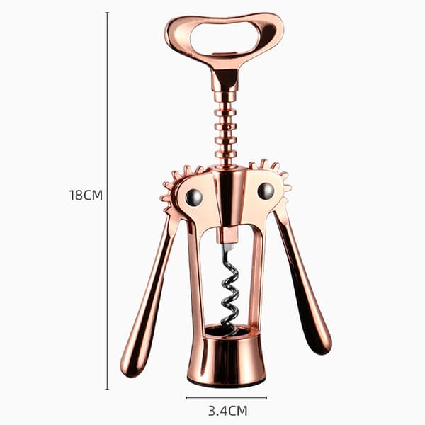 Multifunksjonell Vinåpner, Premium Materiale for Økt Holdbarhet, Enkel å Bruke med Ergonomisk Design