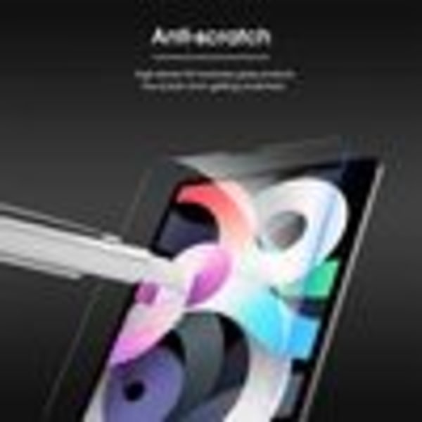 2 stk skjermbeskytter for iPad Pro 12,9 tommer 2022/2021/2020/2018 (6. / 5. / 4. / 3. generasjon), 9H hardhet glass skjermbeskytter, Face ID mulig