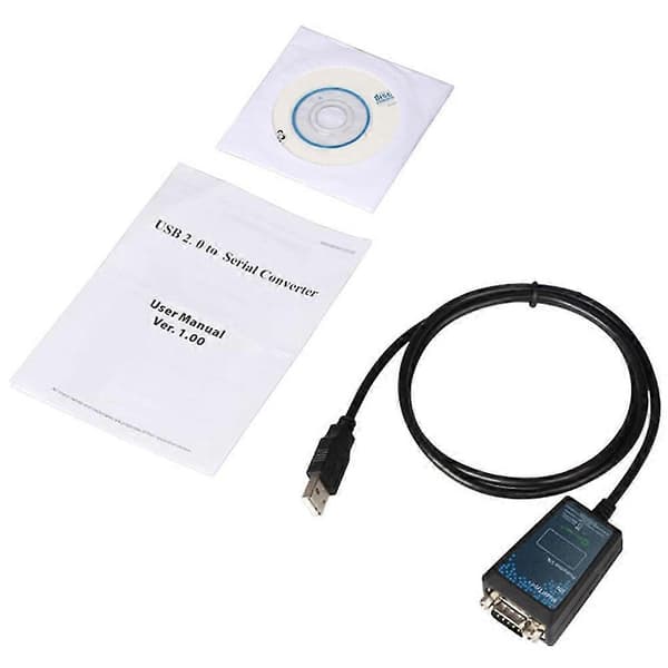 Iocrest USB 2.0 til seriell -232 Db9 9pin adapterkonverterkabel Chipset Lengde 1m USB til Rs232 Supp