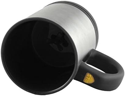 400ml kaffekop i rustfrit stål og PP med selvrørende mixer
