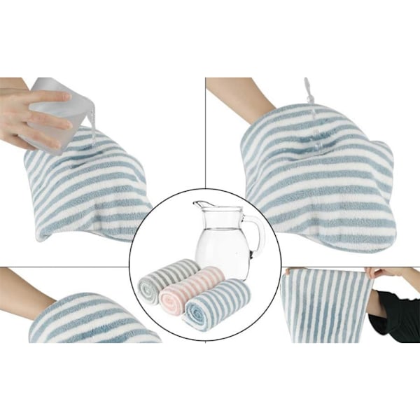 Mikrofiber Hårinpackning, Spara Tid Med Snabbtorkande Anti-friss Ultra Mjuk Superabsorberande Hårhandduk, Lättviktig Och Bekväm Att Bära, Perfekt För Alla