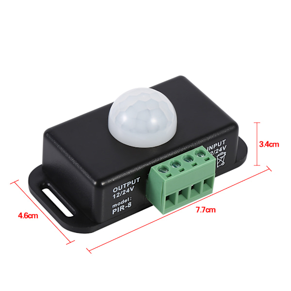 DC 12V/24V Bevægelsessensor Switch til LED Lysbånd