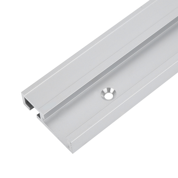 Aluminium Högstyrka Gehrungsstång Slider Bordsåg Mätare Stång Träbearbetningsverktyg utan Skala 0,4m: 3 Fasta Hål