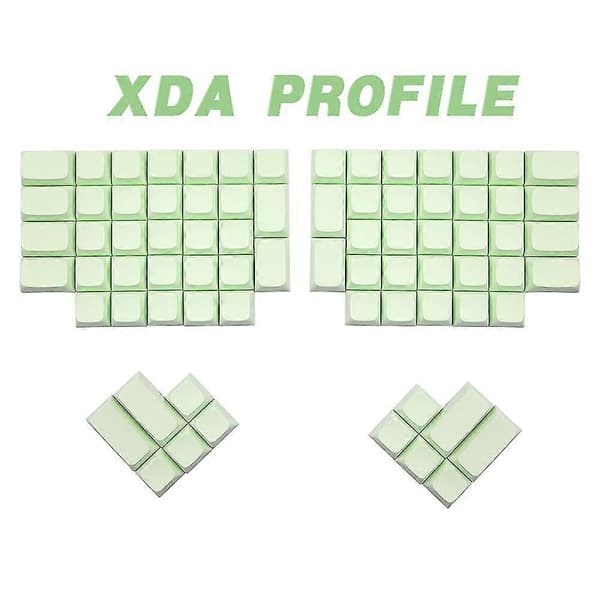 Lysegrøn Xda Profil Ergodox Keycaps Pbt Blank Keycap Til Ergodox Mx Switches Mekanisk Gaming