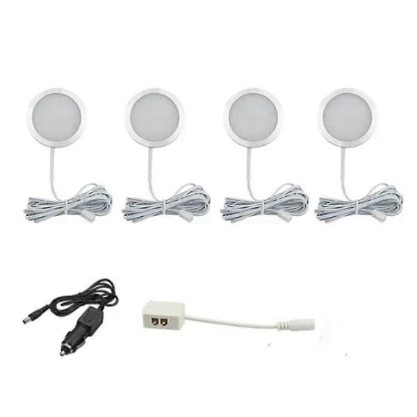 4 stk. Caravan Rv Indvendig Belysning Lamper Autocamper Campingvogn Båd Belysning Led 12v Camping Interiør