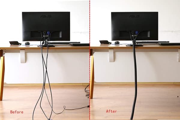 Innvendig diameter 13mm, lengde 50cm, kabelstrømpe, selvlukkende kabel