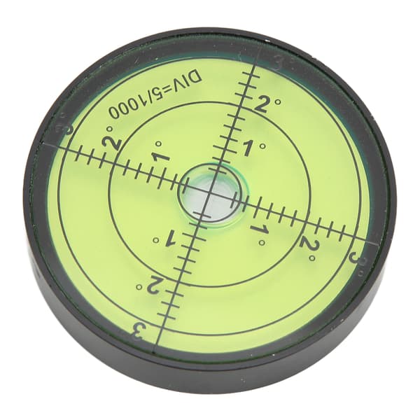 60x12mm Högprecisionsvattenpass Stöttålig Hållbar Metall Cirkulär Libell