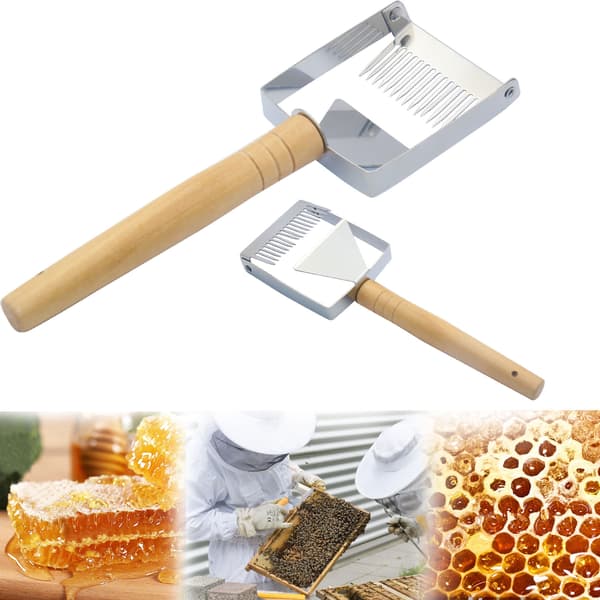 Honning Avdekkingsskrape Rustfritt Stål Honningkake Honninggaffel Kniv
