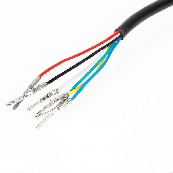 Dashboard Display Tilslutningskabel til El-løbehjul Display 6 Pin Instrument Gas Kabel Par