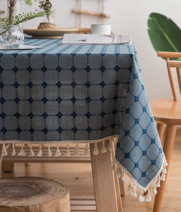 Modern rektangulär duk 140x180cm anti-smuts tvättbar