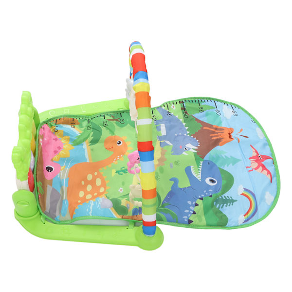 Babygym Lekematte Multifunksjonell Tidlig Utdannende Musikksparkespeil Gym Matte for Nyfødte Spedbarn Småbarn