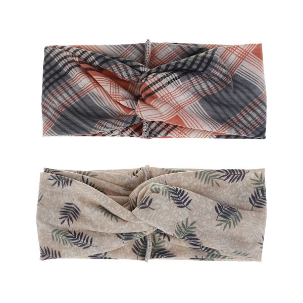 Boho-hiuspanta, leveä solmittu hiuspanta, venyvä turban