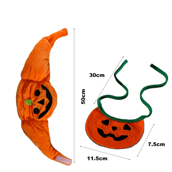 Hatt for hund Halloween, Katt gresskarhatt, Valp fest Rollespill