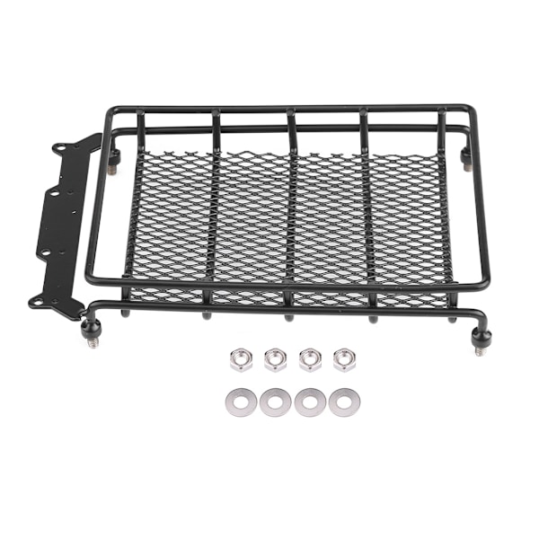 Modellfordonstillbehör Stålluckagebricka Takräcke för 1/10 RC Crawler Car (M)