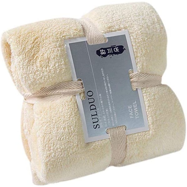 Absorberande handduk, Coral Velvet badhandduk, idealisk för absorberande