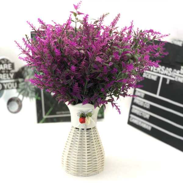 8 Buketter Konstgjorda Blommor Utomhus UV-Resistenta Falska Blommor