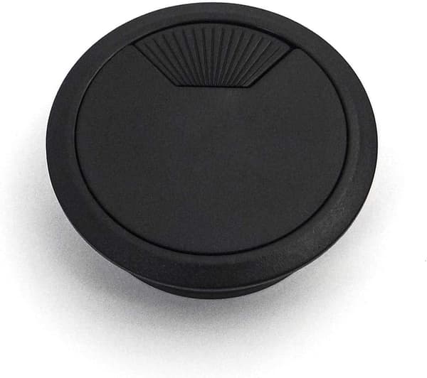 10 x Kabelgenomföring Svart Kabelpassage Diameter 60 mm