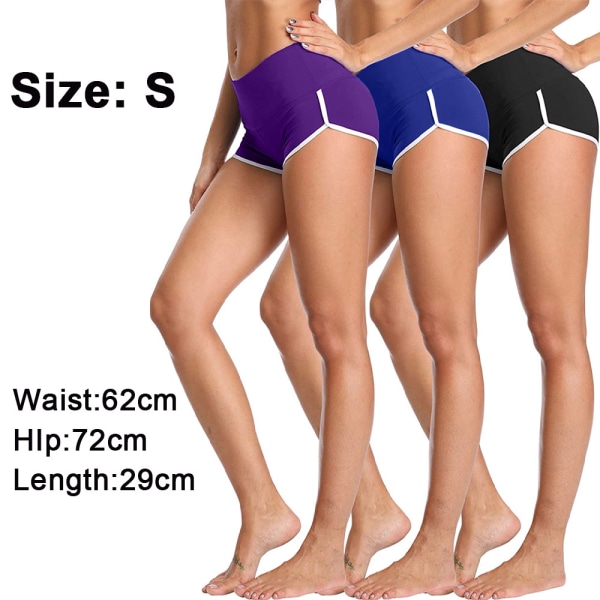 3pcs Women's sports Shorts Tight boots Fitness Yoga pants High waist buttock lifting sports tights