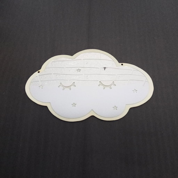 Wolken Speil 3D Barnespeil Acryl Sky Dekorasjon for
