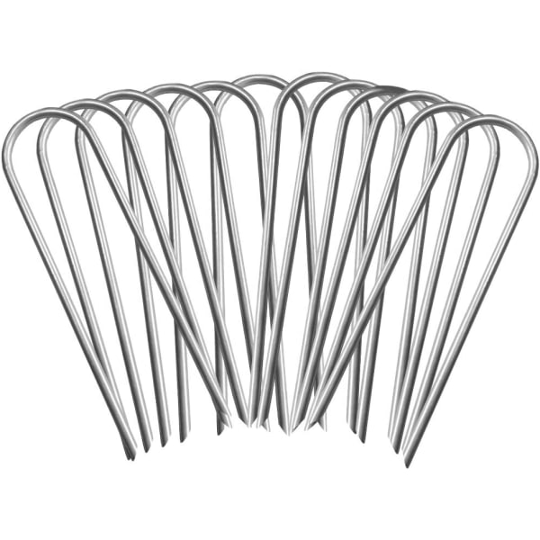 12st U-formad Spike Lawn Turf Spike, stabil gräsmatta