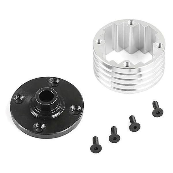 Differentialhus i aluminium för Losi 5t, kmx2, rovan, slt Rc-delar, silver