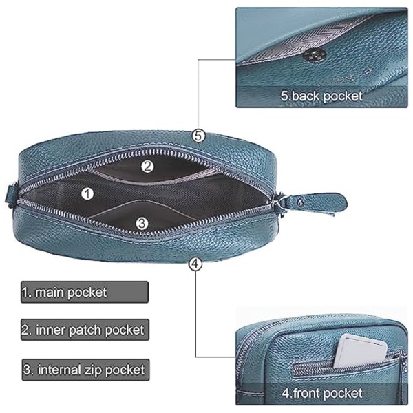 Crossbody-väskor för kvinnor Crossbody-kameraväska Handväska Tjock rem