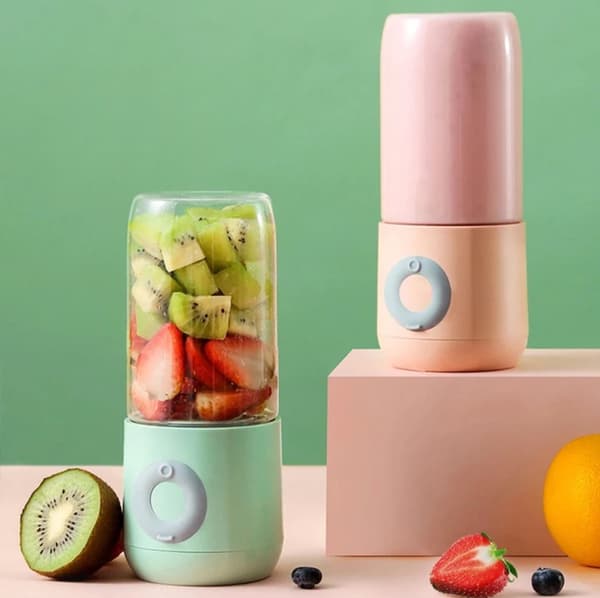 Liten Grønn Hus Påfyllbar Bærbar Juicekopp