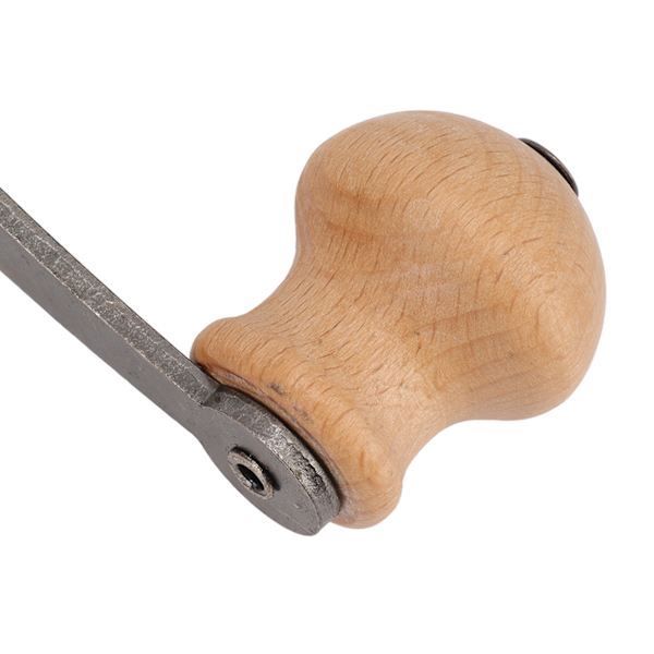 Kaffekvern Manuell Eik Rustfritt Stål Retro Ergonomisk Sveivhåndtak Konisk Kvernekjerne Bærbar Kaffebønne Kvern Lys Farge