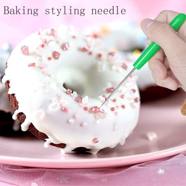 12 st Sockerrör Nål Scriber Nål Kex Glasyr Nål DIY Bakning