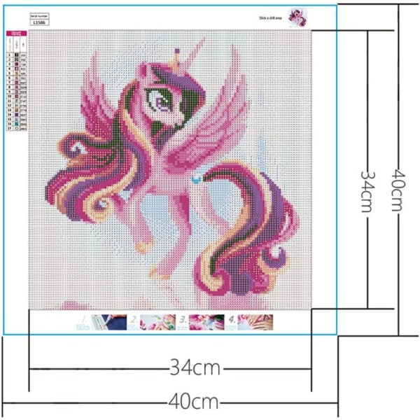 5D diamantbroderi komplett kit, 5d full diamantmålning Lic