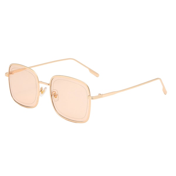 Korean style fashion square frame sunglasses trendy retro