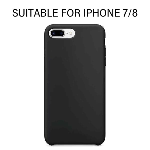 Telefondeksel - Svart - Passer til iPhone 7/8