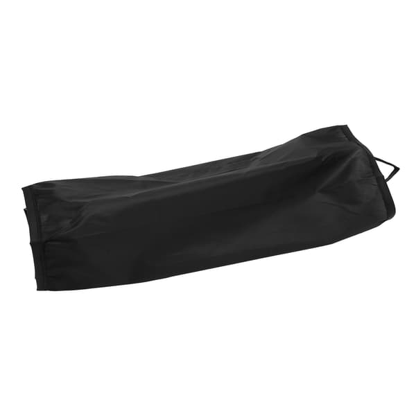 42x18cm Oppbevaringspose for småting Stor kapasitet Bærbar Polyester Avfallspose Beholder for Camping Svart