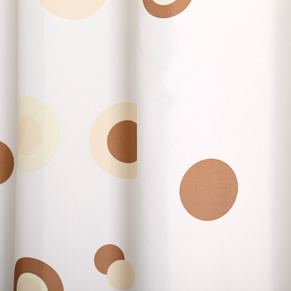180*180cm Polyester Duschdraperi Vattentät Badrumsdraperi + Upphängningskrokar