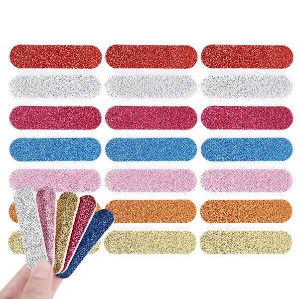 100-pack mini nagelfilar engångs nagelfilar smärgelbrädor manikyrverktyg för present