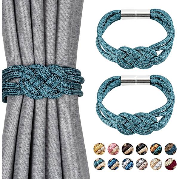 2-pack starka magnetiska gardinuppsättningar Uppgradering nordisk enkel St