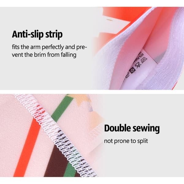 Herr Sport Andningsbar Snabbtorkande Elastisk Kompression Långt Skyddande Armskydd (Vit-XL)