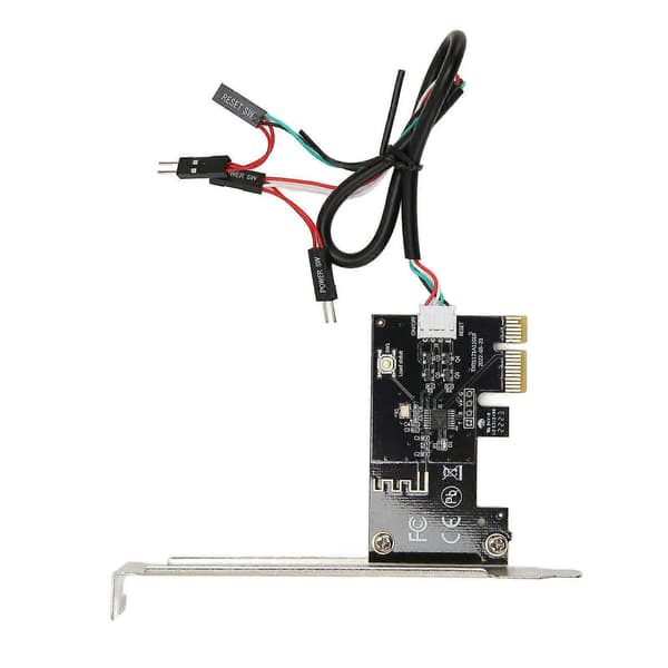 Dator Power Reset Switch PCIE-kort APP Fjärrkontroll PCIE X1-portkort för stationär PC