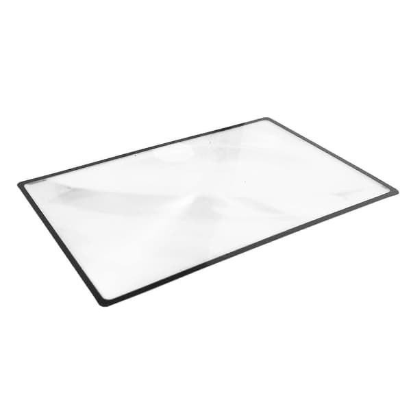 Lesestøtteark Forstørrelsesglass 3-zoom Svart