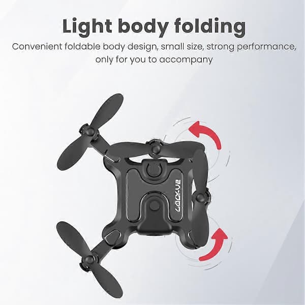 4DRC Mini-drönare 4K professionell HD-kamera med höjdhållningsläge RC-helikopter, RC RTF-quadcopter vikbar quadcopter WiFi