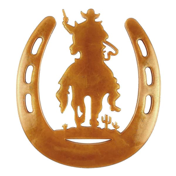 Cowboy Rider Epoxy Støpeform for Veggmontering Dekor DIY Håndverk-fg