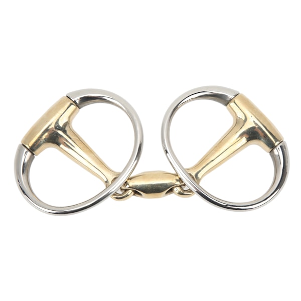 135mm Häst Ring Snaffle Bit Rostfritt Stål och Koppar Hängsel Häst Lös Ring Snaffle för Utomhusgåvor