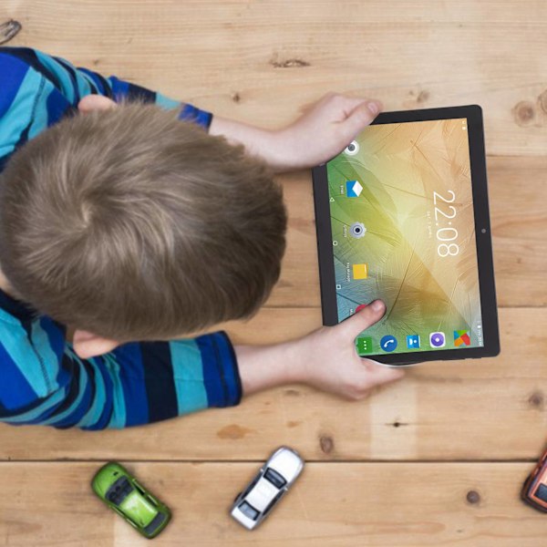 10 Tuuman Tabletti 32GB ROM 2GB RAM 10 Tuuman 1960x1080 IPS Näyttö DSDS Nopea Alumiiniseos HD Tabletti Musta EU-Pistoke
