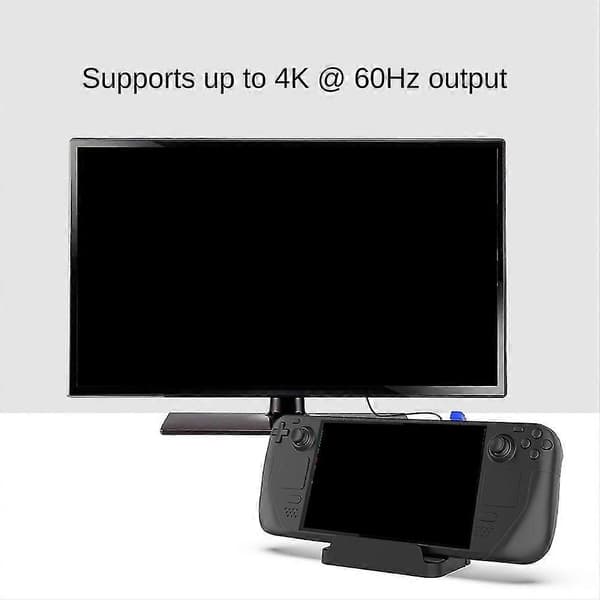Dockingstasjon Kompatibel For , Dock Med - Kompatibel 2.0 4k@60hz, Gigabit Ethernet, Usb-a 3.0