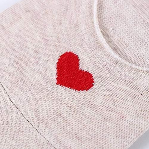 No Show Kids Socks Low Cut Ultra Soft Cotton Anti Slip för Flickor
