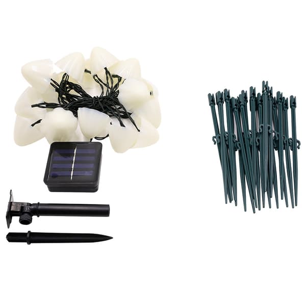 3,5 meter 10 lys solcellepanel LED sopp solsignal [Energi